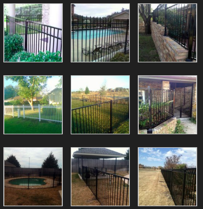 wrought iron fences and pool fence